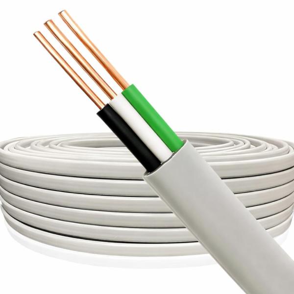 VVFケーブル VVF2.0×3C vvf2.0-3c 100m 3芯 2.0mm 配電用 電線 黒白緑 国内メーカーおまかせ（ YAZAKI／富士電線／協和電線 など）2.0mm-3c 3心