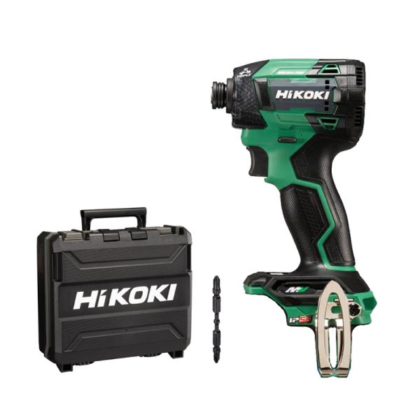 HiKOKI WH36DD(NNL) アグレッシブグリーン 本体 + ケース セット 36V 充電式 インパクトドライバ 蓄電池・充電器別売 日立工機 ハイコーキ