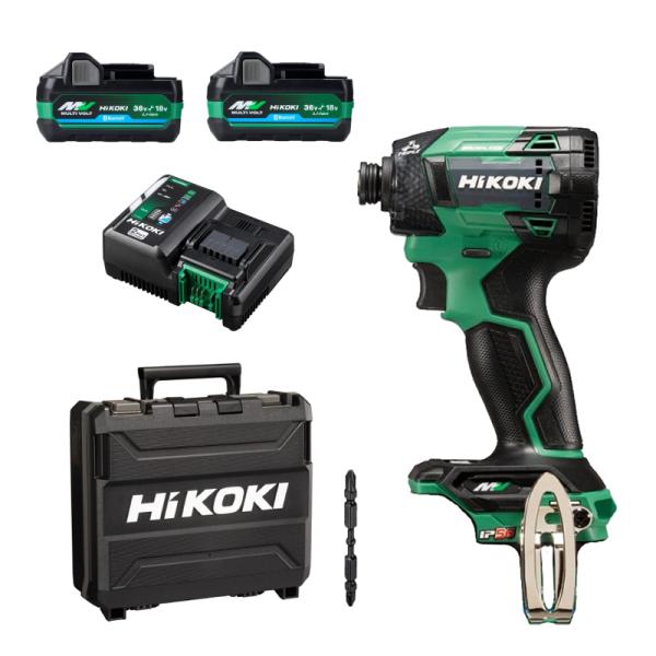 HiKOKI WH36DD(2XHLSZ) アグレッシブグリーン フルセット 36V 充電式 電動インパクトドライバ 日立工機 ハイコーキ