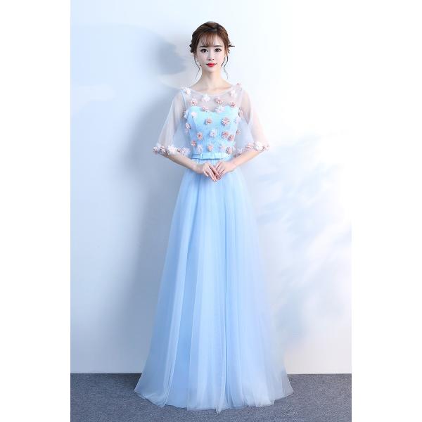 ロングドレス ウェディングドレス パーティードレス カラードレス イブニングドレス 演奏会ドレス プリンセスライン 結婚式 花嫁 ワンピース 披露宴 水色 Buyee Buyee 일본 통신 판매 상품 옥션의 대리 입찰 대리 구매 서비스