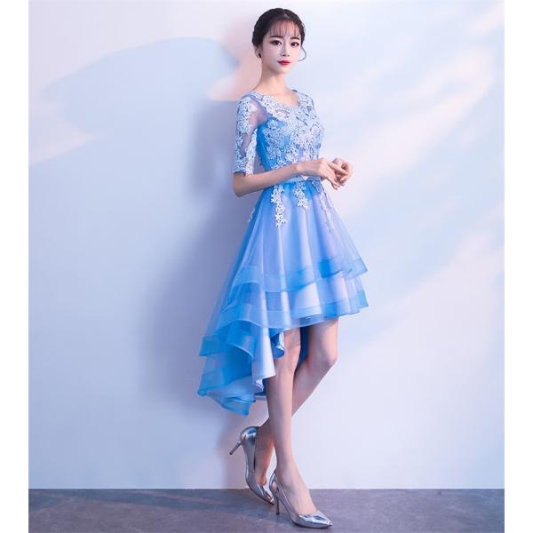 ショートドレス パーティードレス ウェディングドレス カラードレス 10代 代 30代 ワンピース おしゃれ お呼ばれ 可愛いドレス ワンピ ミニ ドレス ブルー Buyee Buyee 日本の通販商品 オークションの代理入札 代理購入
