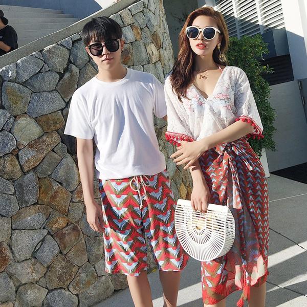 水着 カップル お揃い セット ペアルック水着 メンズ レディース サーフパンツ 海パン 水着通販 安い Buyee Buyee Japanese Proxy Service Buy From Japan Bot Online