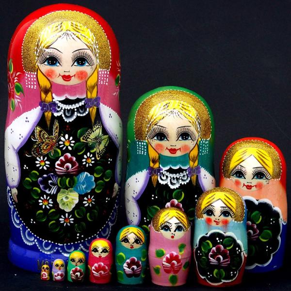 マトリョーシカ ロシア 人形 手作り 娯楽用品 ロシア巣人形 お土産 動物 ぬいぐるみ 人形 娯楽用品 ギフト プレゼント ロシア巣人形 入れ子人形 飾り分離 ドール 手描き 誕生日に Tw180 Bigchancenet