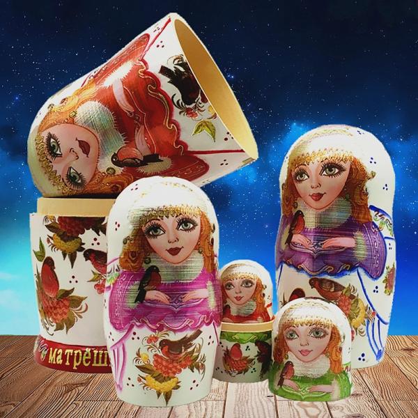 マトリョーシカ ロシア 人形 手作り ギフト お土産 動物 飾り分離 ぬいぐるみ 娯楽用品 ギフト 人形作り プレゼント ロシア巣人形 入れ子人形 飾り分離 ドール 手描き 誕生日に Tw47 Bigchancenet