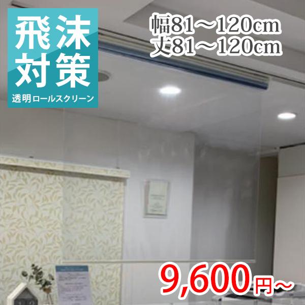 ロールスクリーン ロールカーテン オーダー 透明 塩化ビニール