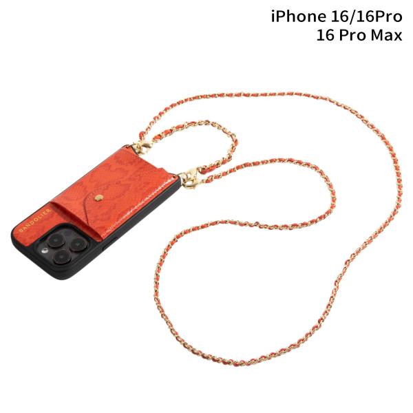 バンドリヤー BANDOLIER iPhone16pro BANDOLIER（バンドリヤー） スマホショルダー スマホケース iPhone16