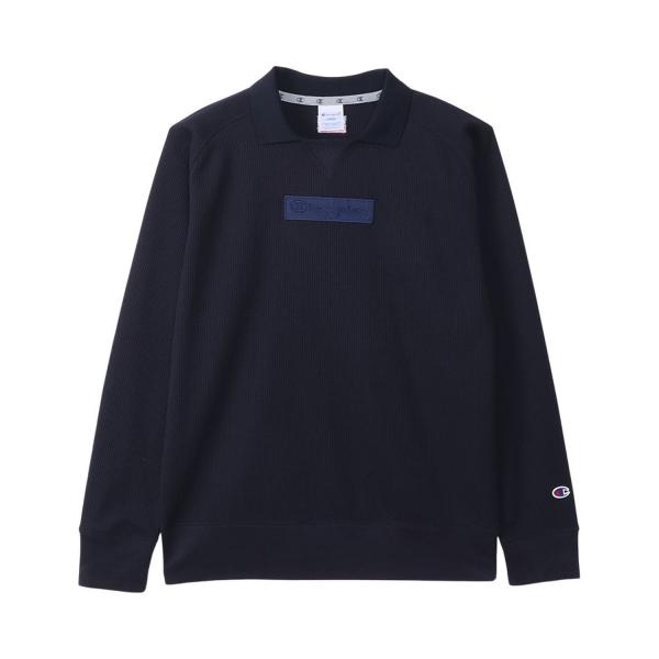 Champion チャンピオン ゴルフ ウェア ポロシャツ メンズ LS POLO SHIRT ブラック オフホワイト ネイビー 黒 C3-AG408