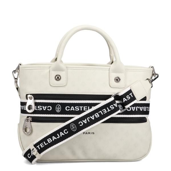 CASTELBAJAC トートバッグ 黒/ホワイト トートバッグ A4＜ニース＞ | カステルバジャック（CASTELBAJAC