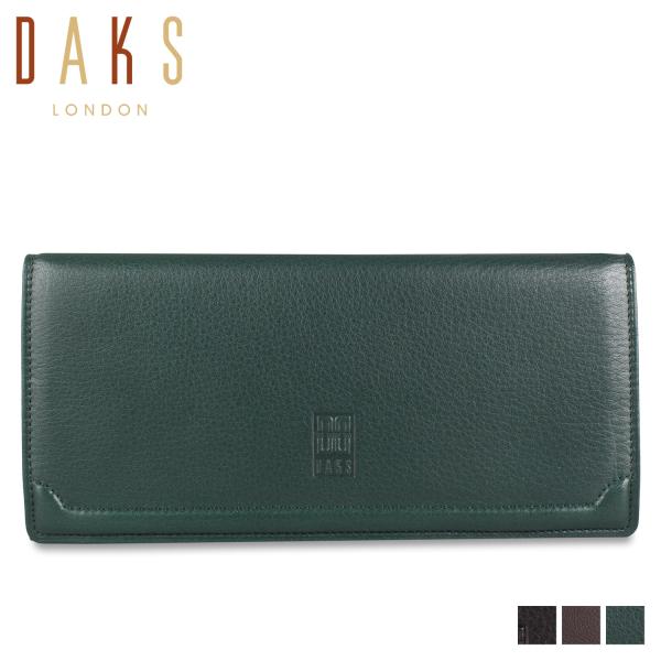 DAKS ダックス 長財布 メンズ WALLET ブラック ダーク ブラウン グリーン 黒 DP21115 爆買