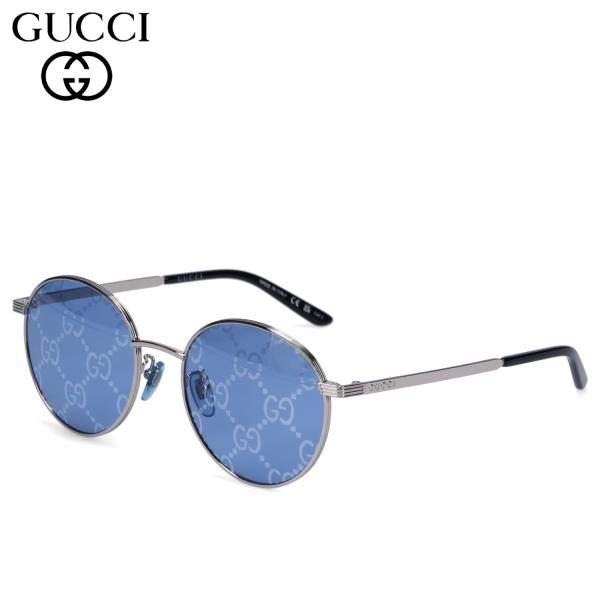 グッチ GUCCI サングラス メンズ レディース アジアンフィット UVカット 紫外線対策 シルバー GG0944SA-004 母の日 biget_gc-iii-gg0944-4