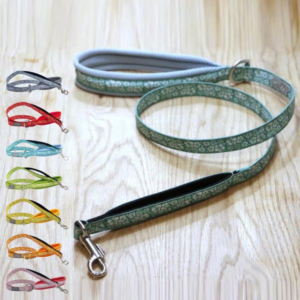 ハクサン hakusan リード クッション 犬 ショート 小型犬 中型犬 大型犬 ハンドル付 ベーシック シングル アロハメッシュクッションリード