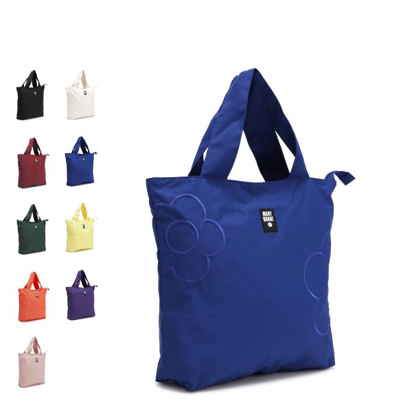 マリークヮント MARY QUANT バッグ エコバッグ MARトートバッグ 推し活バッグ ソリッド メンズ レディース 大容量 折りたたみ 丈夫 ファスナー 軽量 002175