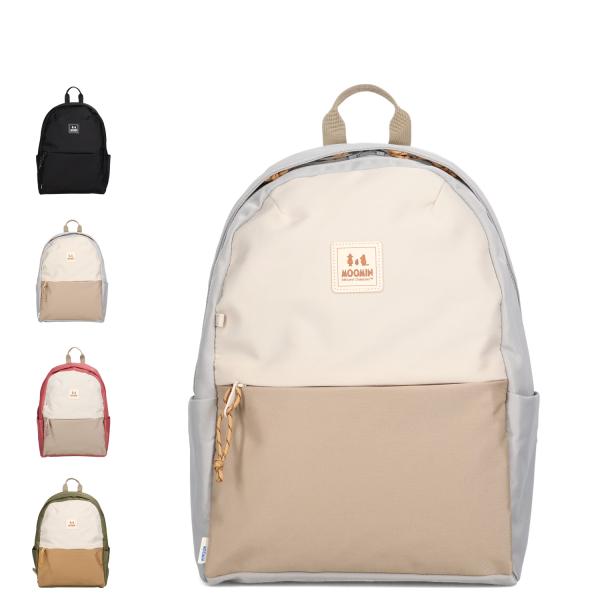 MOOMIN ムーミン リュック バッグ バックパック メンズ レディース 10L 大容量 撥水 ブラック グレー レッド グリーン 黒 RMNL-04