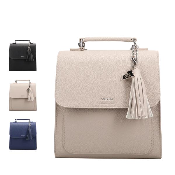 MURUA ムルーア バッグ ショルダーバッグ リュック バックパック ハンドバッグ レディース 斜めがけ タッセル MR-B1327 MURUA（ムルーア） ショルダーバッグ リュック バックパック