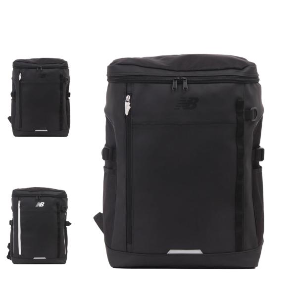 ニューバランス new balance リュック バッグ バックパック メンズ レディース 30L 撥水 ボックス型 ブラック 黒 LAB45690 New Balance（ニューバランス） リュック バッグ バックパック メンズ