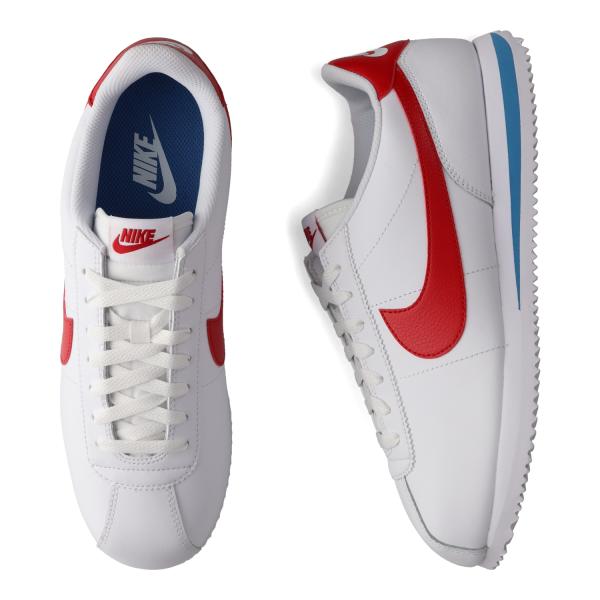 ナイキ23.0cm コルテッツレザー 503441-100 コルテッツ NIKE CORTEZ ナイキ メンズ レディース WHITE/BLACK