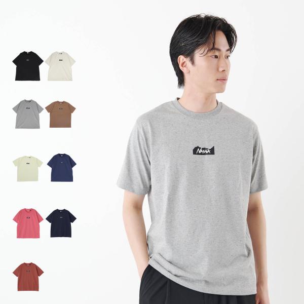 ナンガ NANGA Tシャツ 半袖 エコ ハイブリッド ロゴ ティー メンズ レディース ECO HYBRID MT LOGO TEE