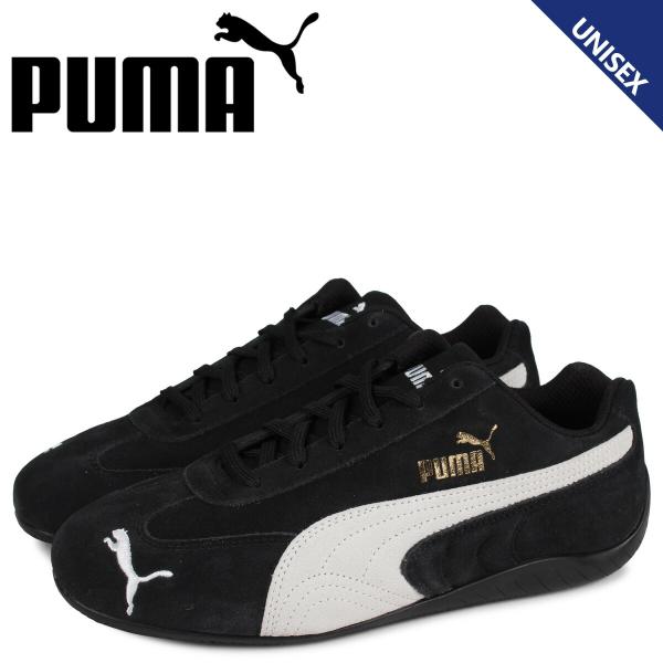 美品！Puma スピードキャットブラック/ホワイト プーマ スピードキャットLS 黒白 (Puma Supīdokyatto LS Kuro