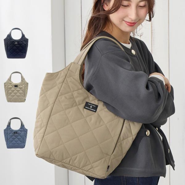 ルートート ROOTOTE トートバッグ バッグ LT.ラウンド.パルーティ.キルトーE レディース 大きめ キャンバス 大容量 軽量 撥水 3735