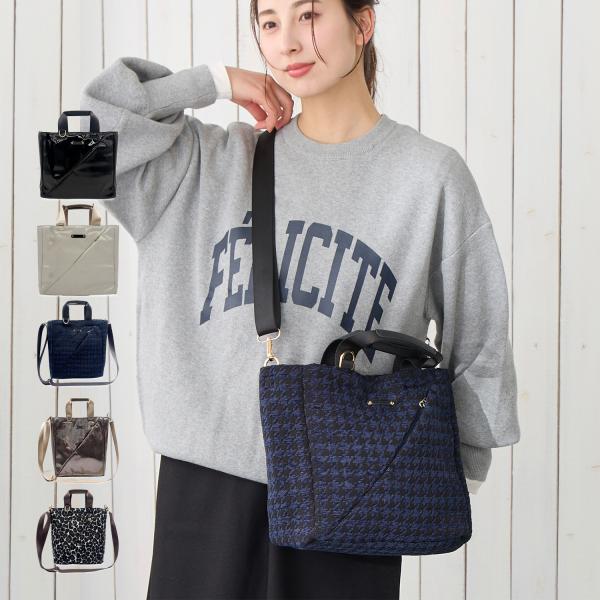 ルートート ROOTOTE トートバッグ バッグ ショルダーバッグ LT.スクエア.スラッシュ-B 斜めがけ 軽量 大人 ブランド 持ち手付き おしゃれ 収納 通勤 3742