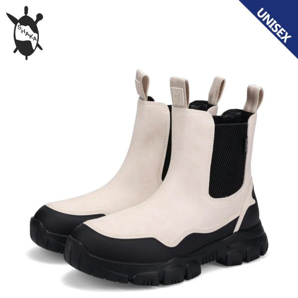 SHAKA シャカ サイドゴアブーツ トレック チェルシー メンズ レディース 撥水 オフホワイト 433201 SHAKA（シャカ） サイドゴアブーツ トレック チェルシー メンズ