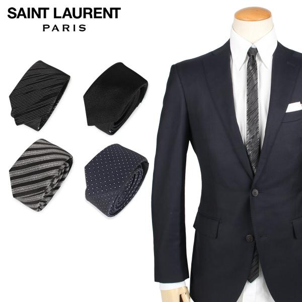 サンローランパリ　ネクタイ SAINT LAURENT PARIS サンローラン パリ ネクタイ メンズ TIE