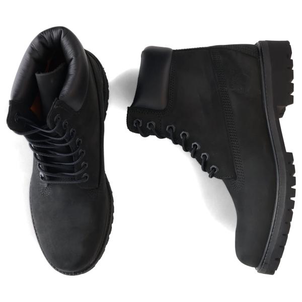8MS02_美品 ティンバーランド 10073 6インチ プレミアムブーツ 黒 Timberland ティンバーランド ブーツ メンズ レディース 6インチ