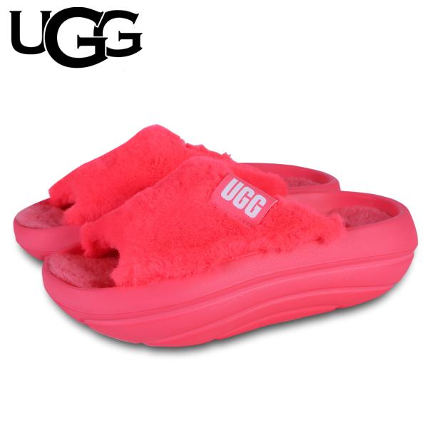 UGG アグ スライドサンダル レディース 厚底 FOAMO UGGPLUSH