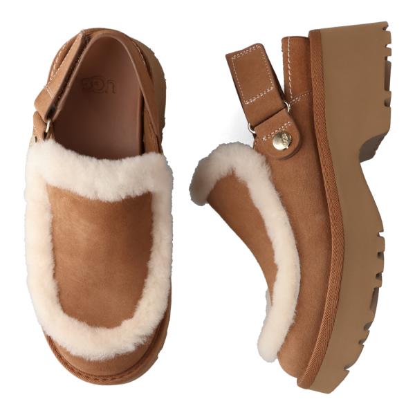 UGG ホワイト サボ・クロッグサンダル UGG アグ サンダル クロッグサンダル サボ エスミー クロッグ