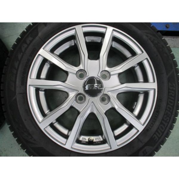 ルークス タント スペーシア 中古スタッドレスセット ブリザックVRX3 155/65R14 ELB...