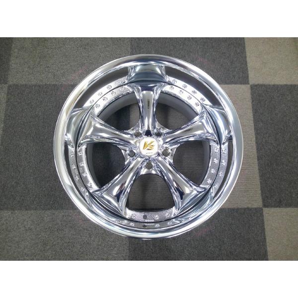 WORK 600本限定 WORK VS KF# 18x10.5J +2 PCD114.3 5H クロームメッキ
