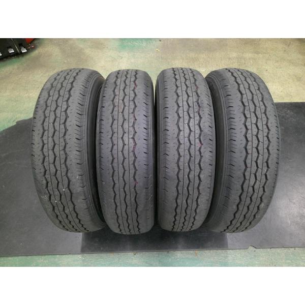 F0007 ブリジストン RD613 195/80R15 107/105LT 2019年製造 4本 エコピア 中古タイヤ ブリヂストン エコピアRD613 195/80R15 107/105S