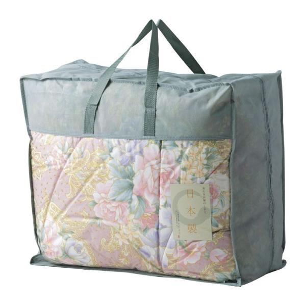 日本製 羽毛布団 バッグ入り Buf 1301 ピンク 仏事返礼向き Cristianmangili It