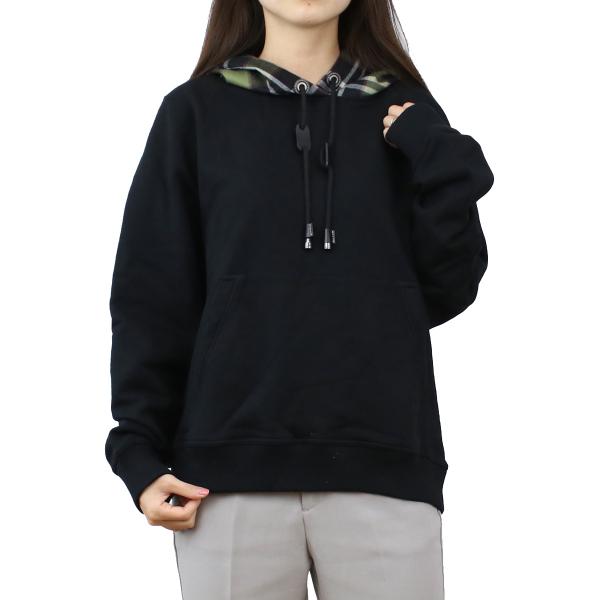 BURBERRY バーバリー 8055905 パーカー BLACK ブラック レディース BURBERRY - BURBERRY バーバリー 8055905 パーカー BLACK ブラック