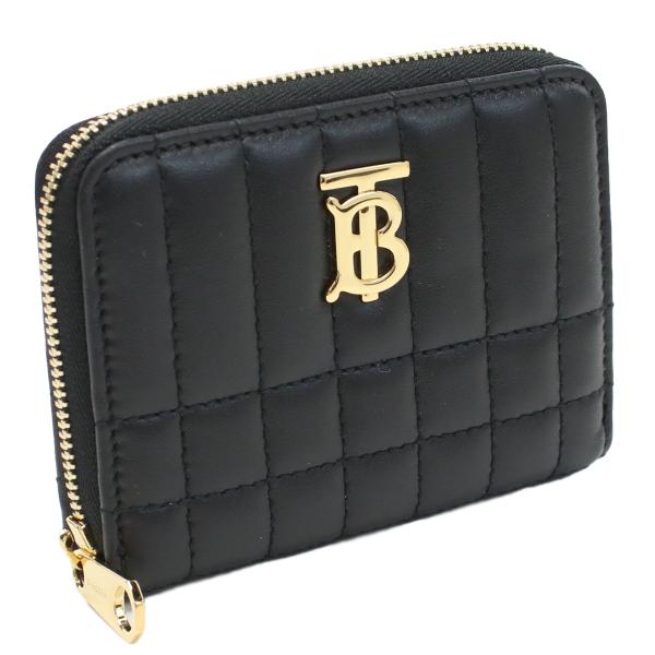 BURBERRY コインケース TBロゴ 8062373 A7527 BLACK-LIGHT GOLD