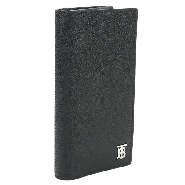 【夏セール】BURBERRY バーバリー 長財布ニ折小銭入付き 8062692 A1189 メンズ ブラック