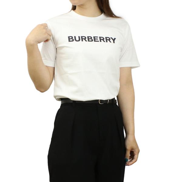 BURBERRY バーバリー ロゴTシャツ レディース 8080325 A1464 BURBERRY バーバリー ロゴTシャツ レディース 8080325 A1464