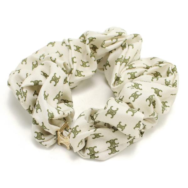 CELINE セリーヌ ミニトリオンフ シュシュ 461DK 2SIB 15IA レディース アイボリー CELINE（セリーヌ） ミニトリオンフ シュシュ 461DK 2SIB 15IA