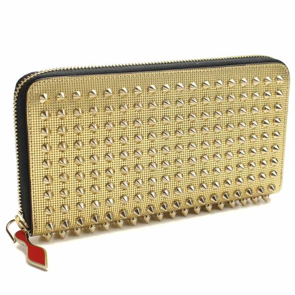クリスチャンルブタン Christian Louboutin 長財布ラウンドファスナー小銭入付き 3273 Gold Gold ゴールド系 Clo ビッグヒット Yahoo 店 通販 Yahoo ショッピング