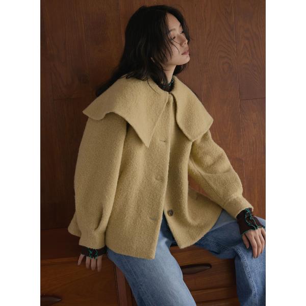 COEL（コエル） 【50%OFF】 ビッグカラーフレアコート : ビッグヒット