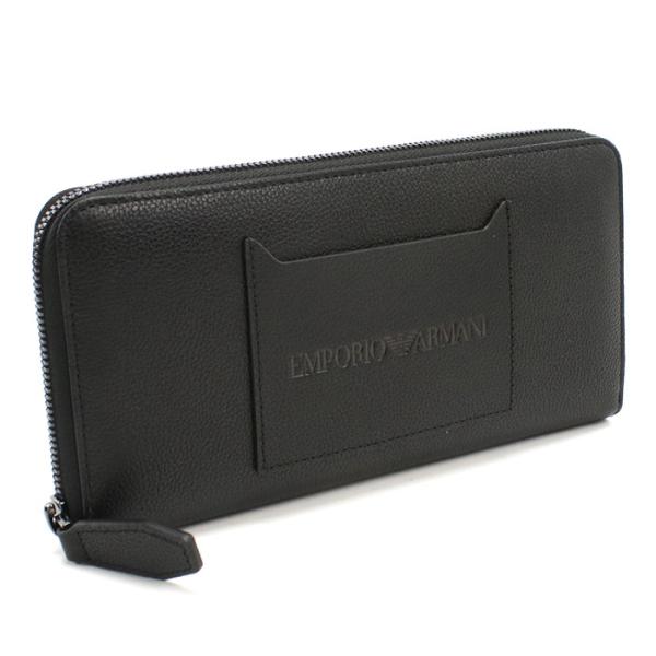 EMPORIO ARMANI エンポリオアルマーニ オーガナイザー 長財布 EM001579 AF13788 UC001 メンズ ブラック EMPORIO ARMANI エンポリオアルマーニ オーガナイザー 長財布 EM001579