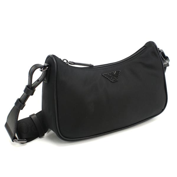 EMPORIO ARMANI エンポリオアルマーニ 斜め掛け ショルダーバッグ EM001808 AF13454 UC001 メンズ レディース ブラック EMPORIO ARMANI エンポリオアルマーニ 斜め掛け ショルダーバッグ