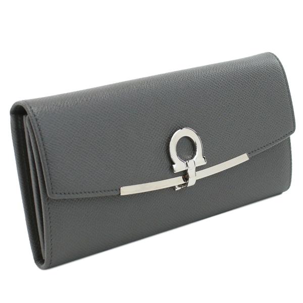 FERRAGAMO（フェラガモ） FERRAGAMO GANCINO CLIP 長財布 22-D150