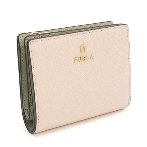 FURLA フルラ 二つ折り財布 小銭入付き カメリア WP00307 ARE000 1257S CAMELIA S レディース ベージュ FURLA（フルラ） 二折財布小銭入付き WP00307 ARE000 4057S FURLA