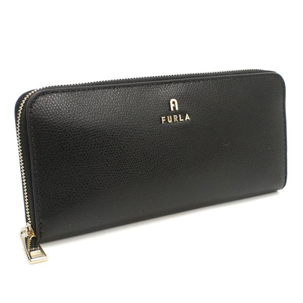 FURLA フルラ 長財布ラウンドファスナー レディース ブラック カメリア WP00313 ARE000 O6000 FURLA CAMELIA