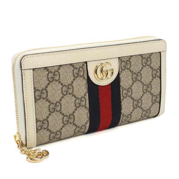 GUCCI グッチ GUCCI MORSETTI 774331 長財布ラウンドファスナー ベージュ系 レディース GUCCI（グッチ） 財布 ラウンドファスナー長財布 レディース メンズ GG
