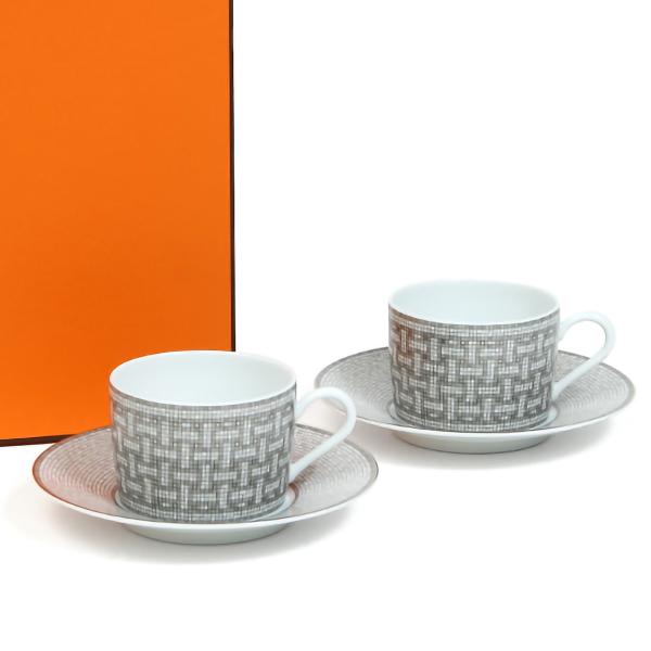 HERMES（エルメス） 食器 35016 ティーC/Sペア Mosaique au 24