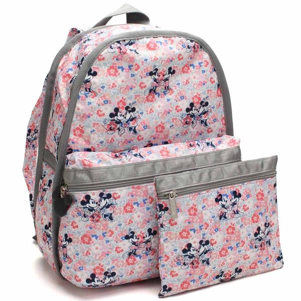 レスポ ディズニー ミッキー ミニー コラボ レスポートサック Le Sport Sac リュック 7812 P929 グレー系マルチカラー Les7812p ビッグヒット Yahoo 店 通販 Yahoo ショッピング
