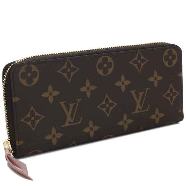 LOUIS VUITTON ルイヴィトン 長財布ラウンドファスナー M61298 モノグラム レディース ブラウン