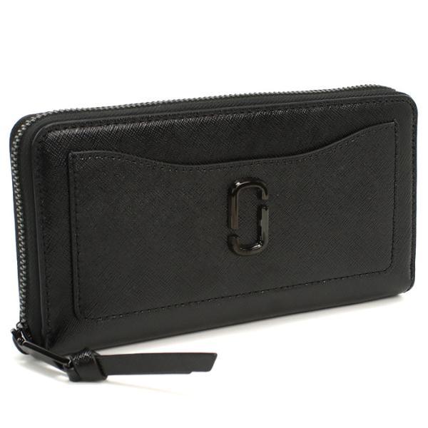 MARC JACOBS マークジェイコブス THE CONTINENTAL WALLET 2F3SMP047S07 長財布ラウンドファスナー レザー BLACK レディース MARC JACOBS（マーク・ジェイコブス） 長財布ラウンドファスナー